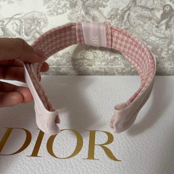 Dior Pink Ribbon Headband and Scrunchie set main image 7